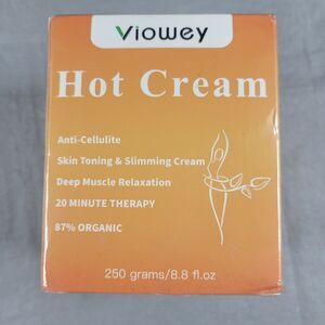 Melao Hot Cream Anti Cellulite Skin Toning & Slimming Gel 87% Organic 8.8 oz
